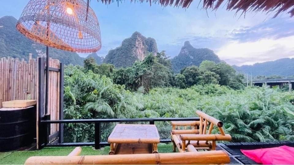Hotel Bridge Hill Cafe Glamping Khao Sok National Park Exterior foto
